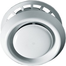 200 mm Plastik Gemici Anemostat, Beyaz, Dayanıklı ve Güvenilir Tasarım