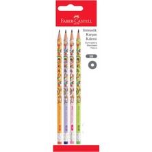 Faber-Castell Seti + Faber-Castell Jimnastik Kurşun Kalem Silgili 2b 4'lü + 12 Ürün