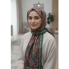 Eloriaa Pamuklu Şal Retro Desen