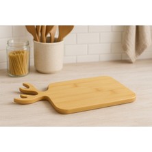 Bambu Geyik Kesme Tahtası - Mutfak Dekoratif ve Kullanışlı Sunum Pano