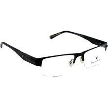 Tonino Lamborghini Tonıno Lamborghını  TL049 55 54 Dikdörtgen Siyah Unısex Gözlük