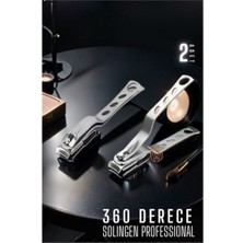 Özbience Çok Fonksiyonlu 360° Tırnak Makası Seti - Profesyonel Kalite, 2'li Paket