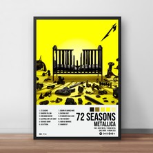 Orendart Metallica - 72 Seasons Albüm Spotify Çerçeveli - Çerçevesiz Poster Tablo