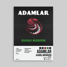 Orendart Adamlar - Kahırlı Merdiven Albüm Spotify Çerçeveli - Çerçevesiz Poster Tablo