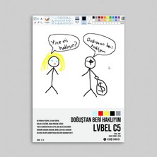 Orendart Lvbel C5 - Doğuştan Beri Haklıyım  Spotify Çerçeveli - Çerçevesiz Poster Tablo