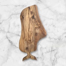 El Yapımı Doğal Zeytin Ağacı Kesme ve Sunum Tahtası, Şık ve Dayanıklı