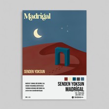 Orendart Madrigal - Senden Yoksun Spotify Çerçeveli - Çerçevesiz Poster Tablo