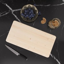 Doğal Ahşap Sunum ve Kesme Tahtası, Şık ve Dayanıklı Tasarım