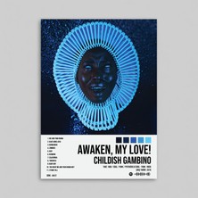 Orendart Childish Gambino - Awaken My Love Spotify Çerçeveli - Çerçevesiz Poster Tablo