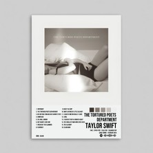 Orendart Taylor Swift - The Tortured Poets Department Albüm Spotify Çerçeveli - Çerçevesiz Poster Tablo