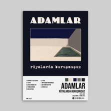 Orendart Adamlar - Rüyalarda Buruşmuşuz Albüm Spotify Çerçeveli - Çerçevesiz Poster Tablo