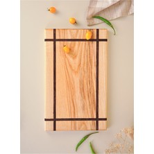 Doğal Ahşap Kesme ve Sunum Tahtası, Şık ve Dayanıklı Tasarım