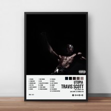 Orendart Travis Scott - Utopia Albüm Spotify Çerçeveli - Çerçevesiz Poster Tablo