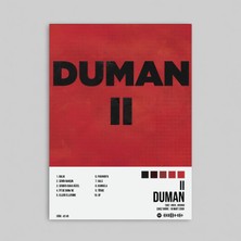 Orendart Duman - 2 Albüm Spotify Çerçeveli - Çerçevesiz Poster Tablo