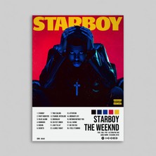 Orendart The Weeknd - Starboy Albüm Spotify Çerçeveli - Çerçevesiz Poster Tablo