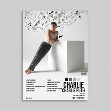 Orendart Charlie Puth - Charlie Albüm Spotify Çerçeveli - Çerçevesiz Poster Tablo