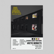 Orendart Arctic Monkeys - Favourıte Worst Nıghtmare Albüm Spotify Çerçeveli - Çerçevesiz Poster Tablo