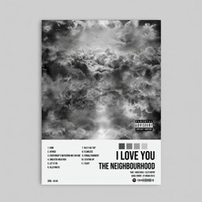 Orendart The Neighbourhood - I Love You Albüm Spotify Çerçeveli - Çerçevesiz Poster Tablo