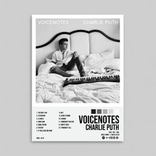 Orendart Charlie Puth - Voicenotes Albüm Spotify Çerçeveli - Çerçevesiz Poster Tablo