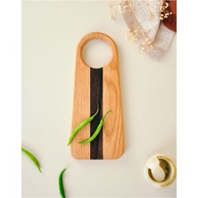 Doğal Ahşap Dekoratif Kesme ve Sunum Tahtası, Şık ve Zarif Tasarım