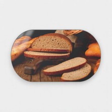 Temperli Cam Oval Kesme ve Sunum Tablası, Çok Amaçlı, Estetik ve Dayanıklı