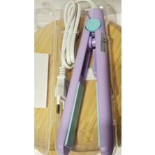 Özbience Mor Renk Seyahat Boy Düzleştirici, 17 Cm, Pratik ve Şık Tasarım