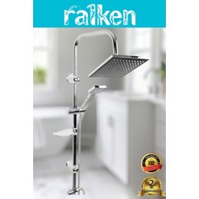 Ralken Krom Robot Duş Seti - Yağmurlama Tepe Duş Takımı