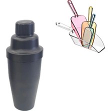 Feyza Design 700 ml Shaker ve 4 Buz Küreği ile Kokteyl Hazırlama Seti