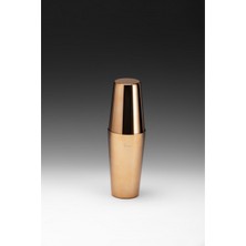 Feyza Design Bakırca Şık Boston Shaker 750 Ml, Profesyonel Bar Takımı