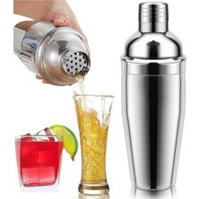 Feyza Design Paslanmaz Çelik Kokteyl Şakeri - 700 Ml, Şık ve Dayanıklı Tasarım