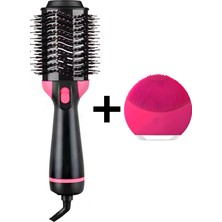 Özbience 2'li Saç Düzleştirici ve Fön Tarağı ile Mini Yüz Temizleme Seti