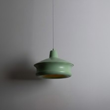 Womo Design Yeşil Metal Silindir Tavan Aydınlatması