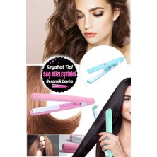 Özbience Pratik Seyahat Tipi Mini Saç Düzleştirici, Hızlı ve Etkili Şekillendirme