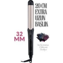 Özbience 32 mm Saç Maşası Seramik Kaplama ile Hızlı Isınma ve Hediye Eldiven Avantajı