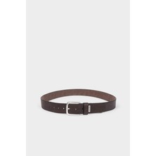DeFacto Erkek Dikdörtgen Toka Suni Deri Jean Kemeri G8207AXNS