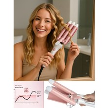 Özbience Seramik Su Dalgası Wag Saç Maşası LED Göstergeli, Şık ve Kullanışlı Tasarım