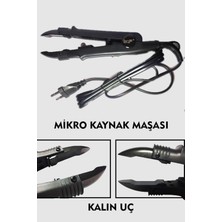 Özbience Kalın Siyah Saç Kaynak Makinesi 9mm, Profesyonel Saç Uzatma Aracı