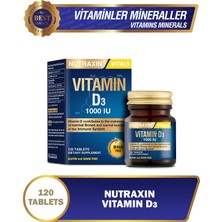 Nutraxin Vitamin D3 1000 IU 120 Tablet
