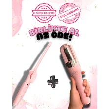 Özbience Şarjlı Saç Kırık Alma ve Afro Dalga Saç Maşası Seti