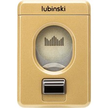 Lubinski Premium Slim Puro Makası Cutter GOLD(60RING)