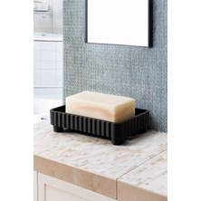 Sas Haus Plastik Katı Sabunluk Siyah 3402