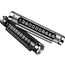 Hpy Pazar Manyetik 3D Geçici Park Telefon Numarası Plakası