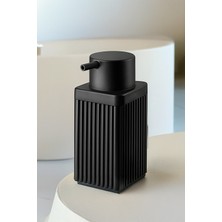 Sas Haus Sıvı Sabunluk Plastik  Kare Siyah 3401