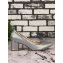 OXI Kadın Stiletto Ayakkabı Kare Topuk