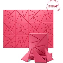 Walter White 12'li Siyah Duvar Karoları Dekoratif Isı Yalıtım, Ses Yalıtım Yapışkanlı Duvar Deseni Ev, Stüdyo,ofis Için