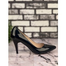 OXI Kadın Stiletto 8 cm Topuklu Rugan Ayakkabı