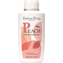 Bettina Barty Peach Bath & Shower Gel - Şeftali Özlü Nemlendirici Banyo & Duş Jeli 500 ml