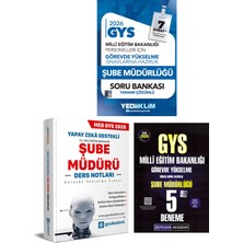 Pegem Akademi Yayıncılık 2026 Gysakademi Yediiklim Meb Gys Şube Müdürü Görevde Yükselme Ders Notları Soru ve Deneme Sınavı