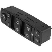 Wender Mercedes Cam Düğmesi W169 W245 Ön Sol Siyah