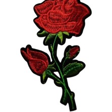 Nuvigo Aplike Ütü İle Yapışan Gül Büyük Arma 15x5 Cm